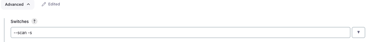 Gradle Advanced 작업에서 switches 작업 설정